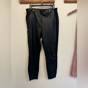 Fashion Nova Large Leather Skinny Pant